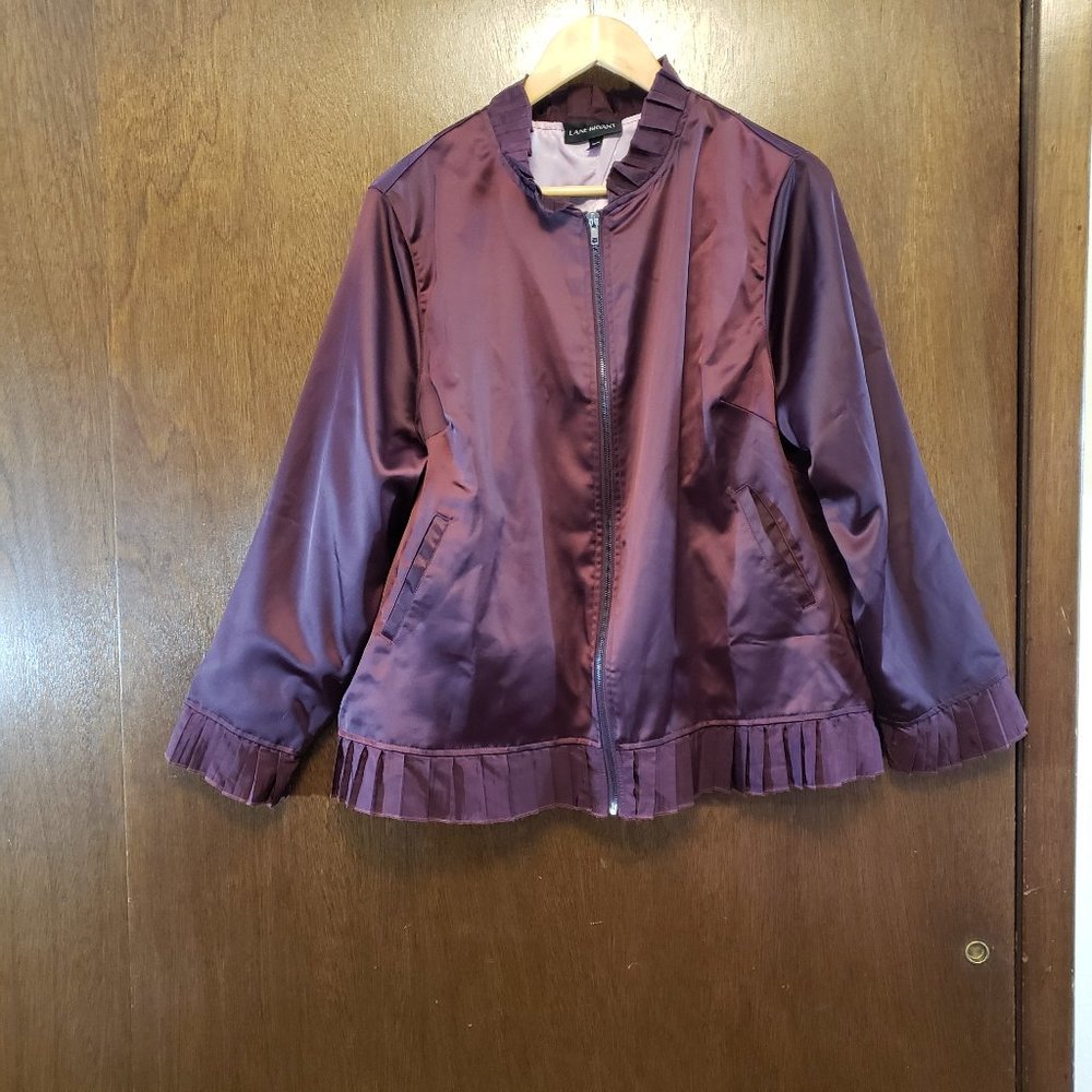 Lane Bryant Satin Jacket